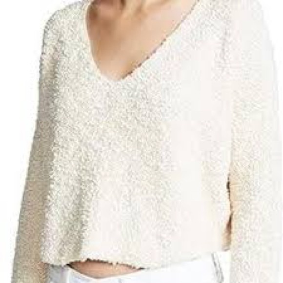 Free People Tops - Free People Popcorn Cropped V Neck